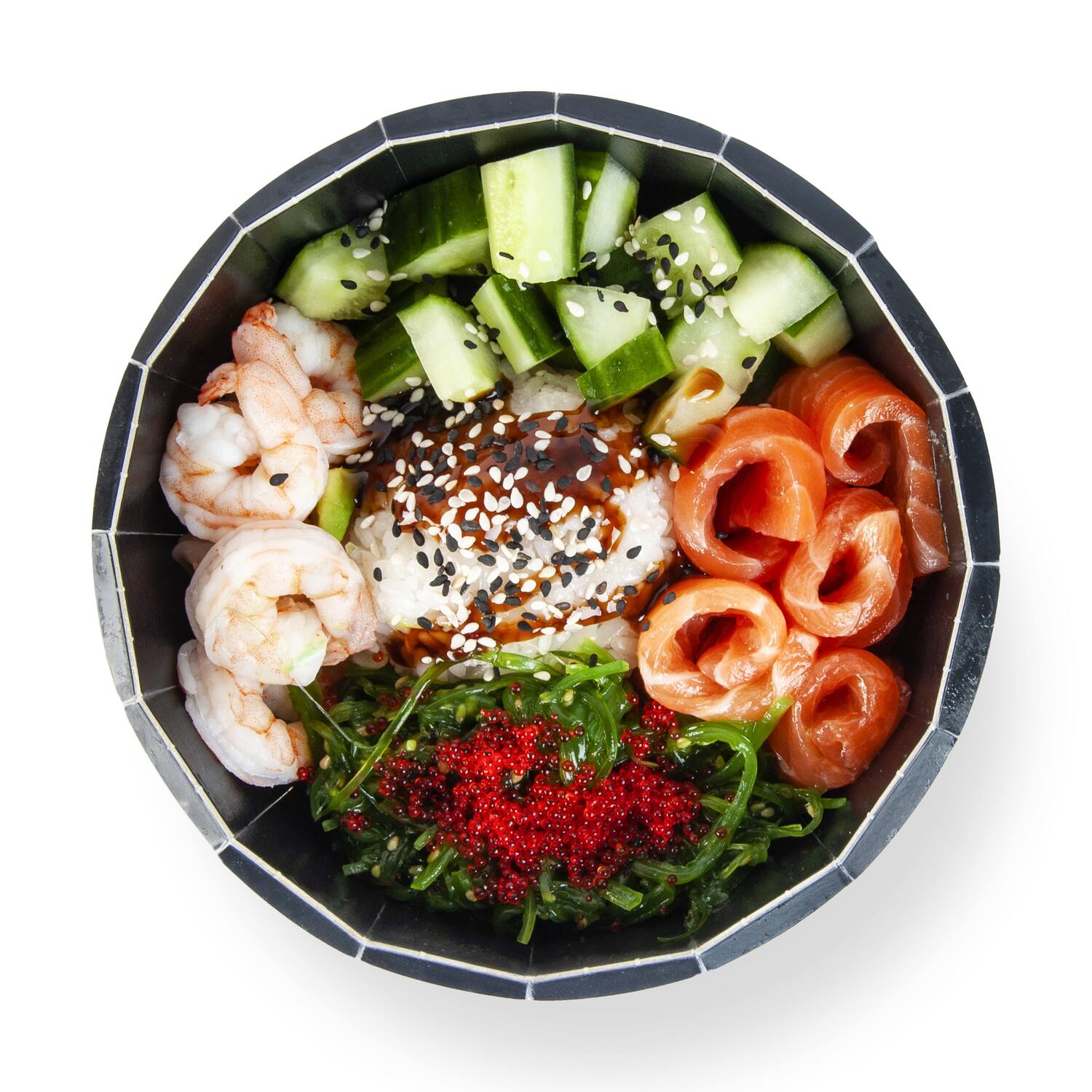 POKE SALMON SHRIMP 280GR